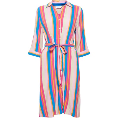 b.young BYMMJOELLA SHIRT DRESS - Raspberry Rose Multi