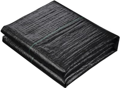 Onkruidbestrijdingsstof - Bodembedekker Membraan - Tuin Onderhouden - Milieuvriendelijk Chemisch Vrij - 10m x 2m - Zwart
