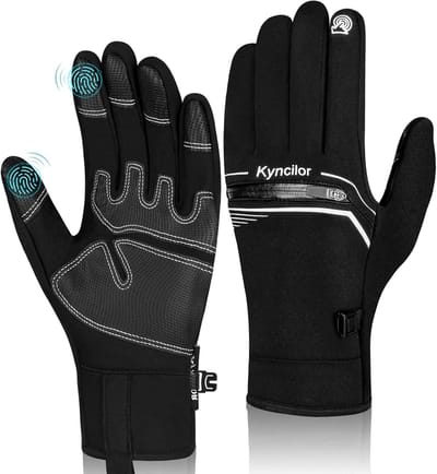 Fietshandschoenen voor Mannen en Vrouwen - Warme Winterhandschoenen - Winddicht - Antislip - Touchscreen - Waterdicht - Thermische Sporthandschoenen voor Hardlopen - Fietsen - Klimmen