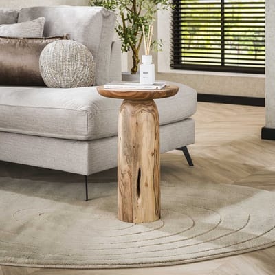 Bijzettafel Nova - Massief Acaciahout - 55 cm Hoog