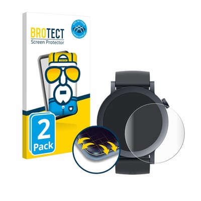 BROTECT - Screenprotector voor Nothing CMF Watch Pro 2 - Folie Beschermfolie transparant volledig dekking - 2 Stuks