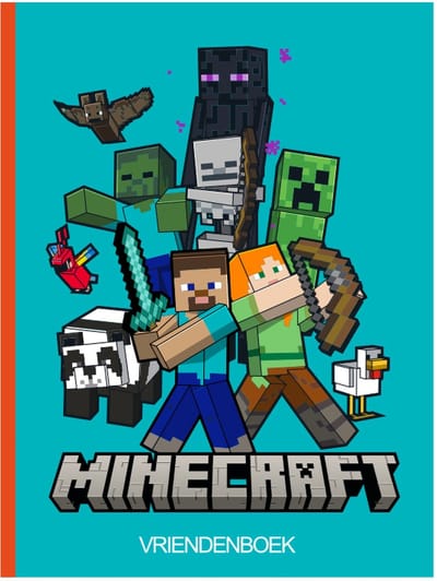 Minecraft Vriendenboekje - Hardcover - 80 Pagina's - Invulboek voor Kinderen