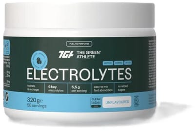 The Green Athlete - Elektrolytes Unflavoured - 2 x 320 gr - Voordeelverpakking