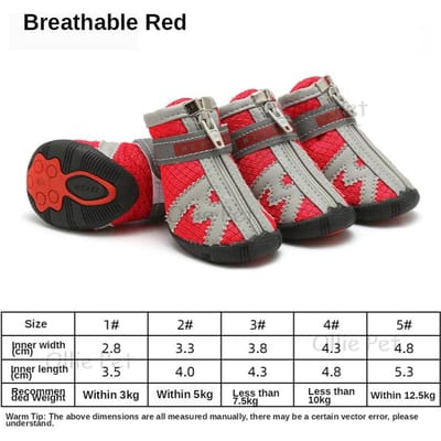 4 stuks/set Waterdichte Siliconen Hondenschoenen Antislip Regen Kleine Honden Laarsjes Duurzaam Zomer Ademende Hondenschoenen voor Puppy Teddy Corgi 1