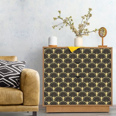Sticker met Scandinavisch meubelmotief, sburg-stijl, 40 x 60 cm