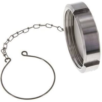 Blindwartel Rd78 X 1/6'' DN 50 RVS 1.4404 NBR DIN 11851 FDA 21 met Ketting