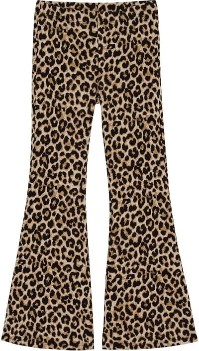 WE Fashion Meisjes slim fit flared legging met print
