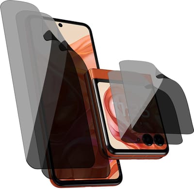 Privacy Screenprotector geschikt voor Motorola Razr 50 - 2x FlexGuard Screen Protector