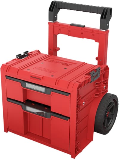 Toolbrothers RHINO L Drawer 2 Cart Plus ULTRA - Verrijdbare lade gereedschapskoffer 9,5 l 12 l met dubbele telescoopgreep