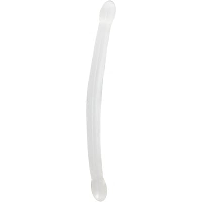 Dubbele Dildo niet realistisch 42 cm - Transparant