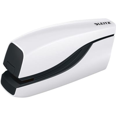 Leitz NeXXt WOW Batterijgedreven Elektrische Nietmachine voor Contactloos Nieten - Niet tot 10 Vel - Wit
