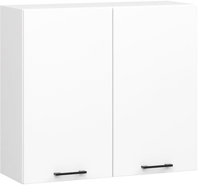 Keukenkast modulaire OLIWIA W80 H720 met 2 Deuren / Hangkast / Bovenkast / AKORD Furniture Factory / Wit / 80 x 72 x 30 cm