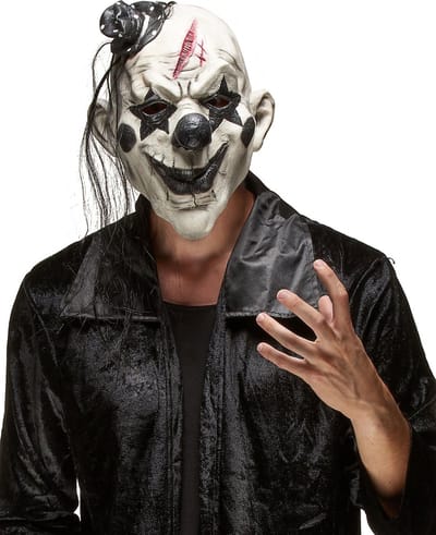 "Grizelige clown masker Halloween  - Verkleedmasker - One size"