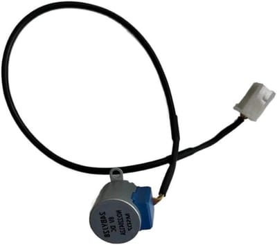 Stappenmotor - DC Motor - Apparaat Reparatie - 4 Fase Lijnen - 8V - Zwart