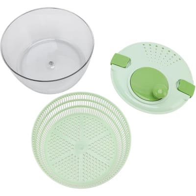 4L Groentedroger PP Saladespinner Multifunctionele Salade Afdruipkom voor Thuiskeuken Groen