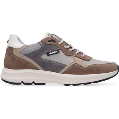 Heren Sneakers Australian Cadiz Grey Taupe White Grijs - Maat 42