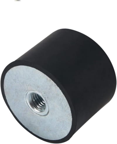 Rubberen Isolatiehouder - Trillingsdemper - Trillingen Dempen - Metaalrubber Verbinding - M8 M10 - Zwart