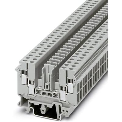 Phoenix Contact 2777014 Doorgangsserieklem 6.2 mm Schroeven Grijs 50 stuk(s)