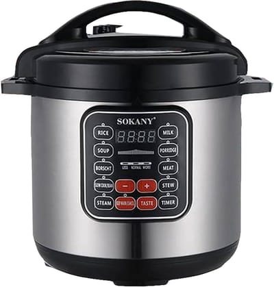 Multifunctionele roestvrijstalen snelkookpan 1200W - 11L