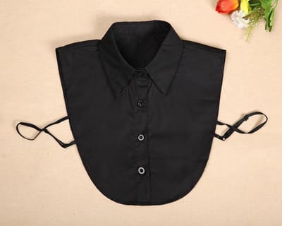 CHPN - Kraagje - Los kraagje - Damesblousekraag - Losse - Punt - Zwart - Los kraagje voor onder trui - Overhemd kraagje - Chique kraagje - One size