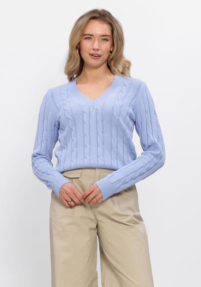 Copenhagen Muse Cmkotom-pullover Truien & vesten Dames - Sweater - Hoodie - Vest- Lichtblauw - Maat S