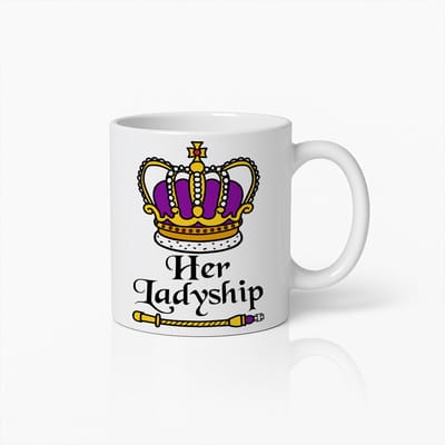 Her Ladyship Koffiemok – Koninklijk Kroontje Ontwerp voor Koninginnen en Dames