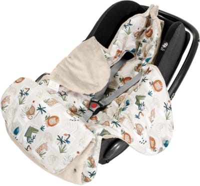 Deken - Foto Safari - Voor autostoeltje, Maxi cosi, Kinderwagen etc. - Maylily