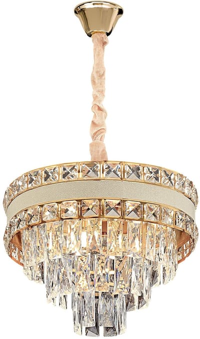 Toolight G047-Cp 40Cm - Hanglamp - Gouden - 39X39X25Cm