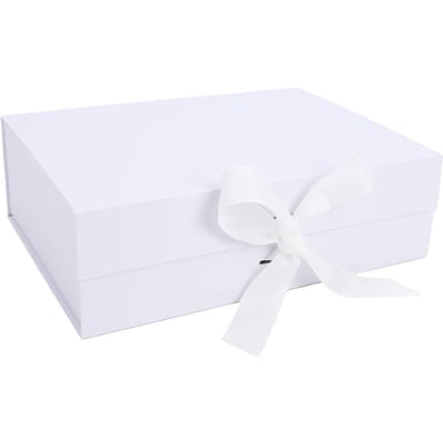 Cadeaudoos met Magnetische Sluiting Lint Flip Open Kleine Valentijnsdoos voor Sieraden Parfum