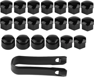 Dailygoods- Wielboutmoer 17 mm - 20 Stuks - Universele Deksel