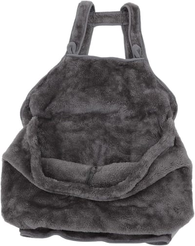 Kattendraagtas Warm - Huisdier Reistas - Veilig Vervoer - Zachte Fleece Binnenkant - 50x35x6 cm - Zwart