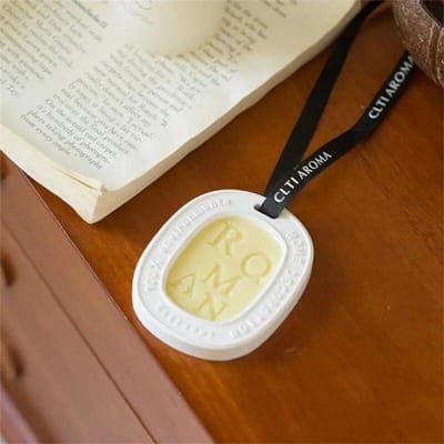 Diptyque Stijl Vaste Geurwas Ovale Tabletten Kastkast Luchtverfrisser Aromatherapie Deodorant Woondecoratie 1 pcs geel
