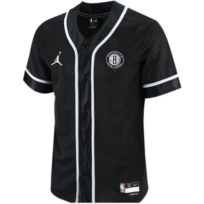 Jordan T-shirts Heren Zwart V-hals Normale Rechte Pasvorm M black