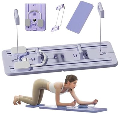 Buiktrainer Rollertrainingsbord Met Retourfunctie - Automatische Buikspiertrainer Voor Thuis - Abdominale Roller Met Elleboogsteun