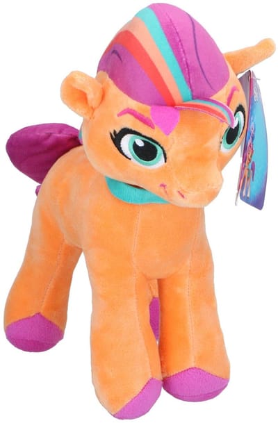 Hasbro My Little Pony knuffel figuur - Sunny Starscout - 28 cm - pluche knuffeldier - cartoon
