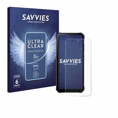 Savvies - Screenprotector voor Hammer Iron Va - Folie Beschermfolie transparant 6 Stuks