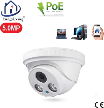 Home-Locking POE IP-camera dome met bewegingsdetectie 5.0MP.C-1245