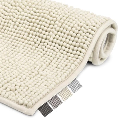 Antislip Badmat 70x120cm - Pluizige Vloermat voor Douche, Toilet of Badkamer - Geschikt voor Vloerverwarming