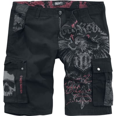 Rock Rebel by EMP - Rock Shorts - Garageland - S tot 4XL - voor Mannen - antraciet