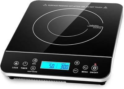 SNJY® Inductie Kookplaat Vrijstaand - Elektrische Kookplaat Vrijstaand - Inductie Fornuis Vrijstaand - 2100 W - 20 Standen - Zwart