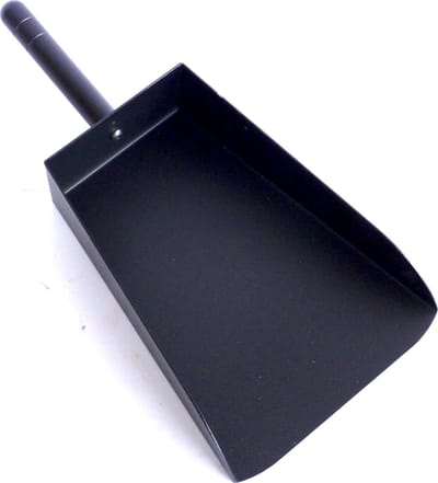 Pelletschep zwart staal 35,5x17x6cm- pelletschep - staal - zwart