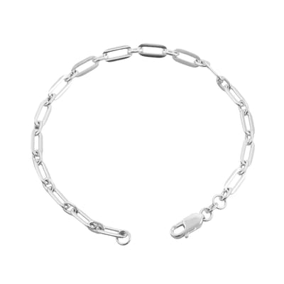 Cavill - Zilveren ketting 45 cm - 925 sterling zilver - stijlvolle ankerketting dames - duurzaam zilver sieraad - dagelijks gebruik