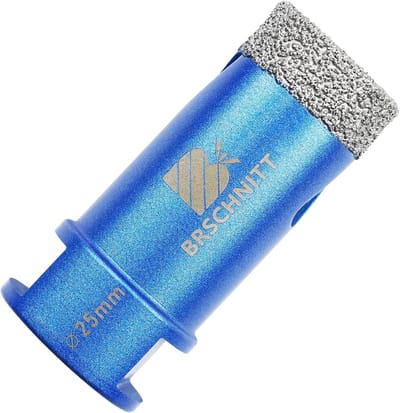 Diamant Tegelboor - Gatenzaag Boren - Materiaal Boren - M14 Aansluiting - 25mm Diameter - Blauw