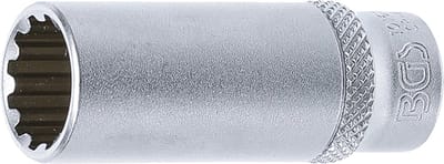BGS Dopsleuteldop Gear Lock, diep - 1/4 - 13 mm