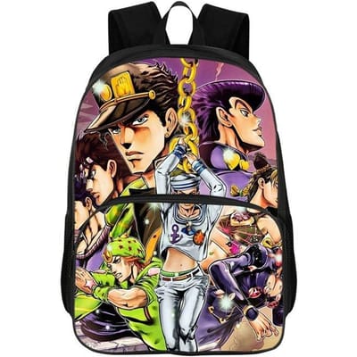 JoJo's Bizarre Adventure Rugzak Schoolrugzak Tas Bedrukking Schooltas Rugzak Student Rugzak Tas voor Jongens Meisjes Beste Cadeau
