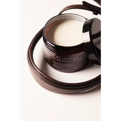 Grooming Deluxe - Soft Leather cream Almond 450ml