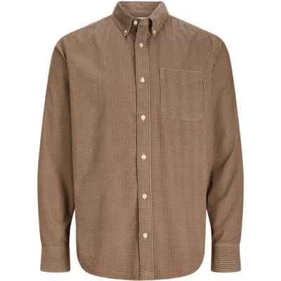 JACK&JONES - JPRBLUBROOK CORD X-MAS SHIRT L/S CH LN - Heren - Overhemden
