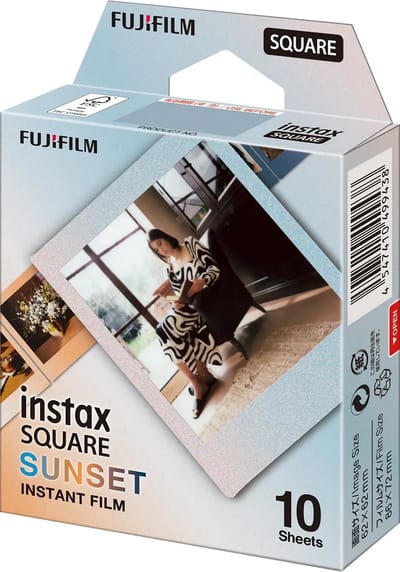 Fujifilm Instax Square Film - 10 Shots - Sunset