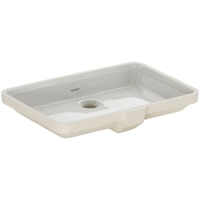 Duravit 2nd floor undercounter washbasin 52.5 cm, without tap hole, installation from below