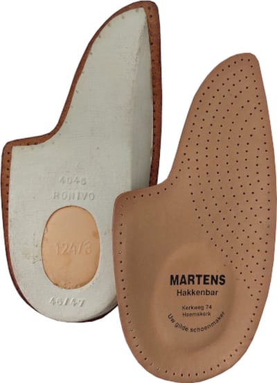 Ronilux Sienna Hielkussen met Gelengsteun - Holtesteun - Halve Inlegzool - Hielspoor Steunzool - Maat 46/47